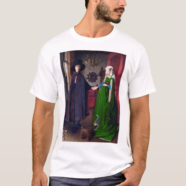 T-shirt Le portrait Arnolfini, Jan van Eyck (Devant)