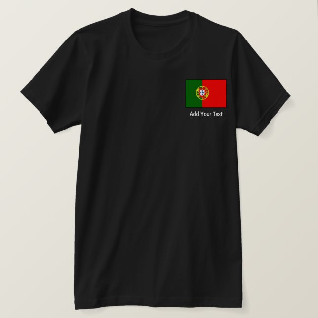 T-shirt Le Portugal - drapeau portugais (Design devant)