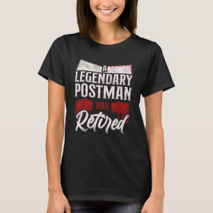 T-shirt Le Postman Mailman A Retiré Un Postman Légendaire 