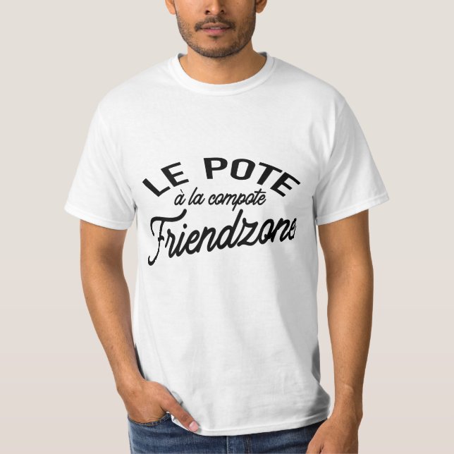 T-shirt le pote à la compote friendzone (Devant)