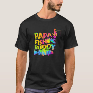 T-shirt Le pote de pêche de Papa, papa pêcheur et enfants