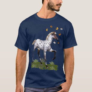 T-shirt Le poulain et les papillons