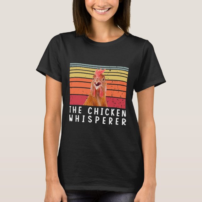 T-shirt Le poule blanc (Devant)
