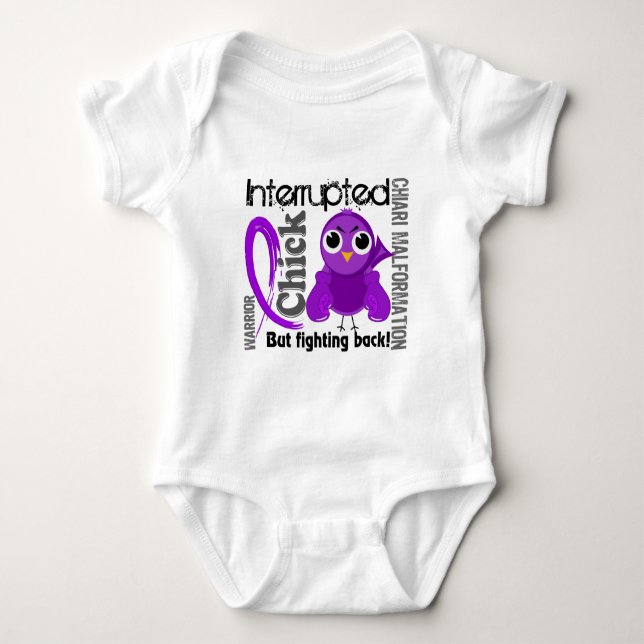 T-shirt Le poussin a interrompu la malformation de 3 (Devant)