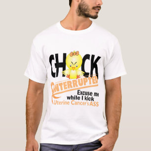 T-shirt Le poussin a interrompu le Cancer 2 utérin