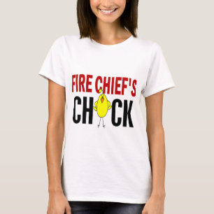 T-shirt Le poussin du chef des pompiers