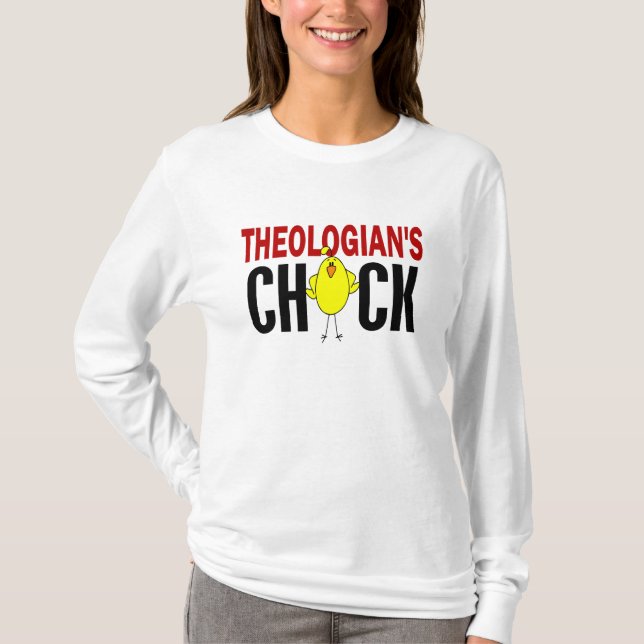 T-shirt Le poussin du théologien (Devant)