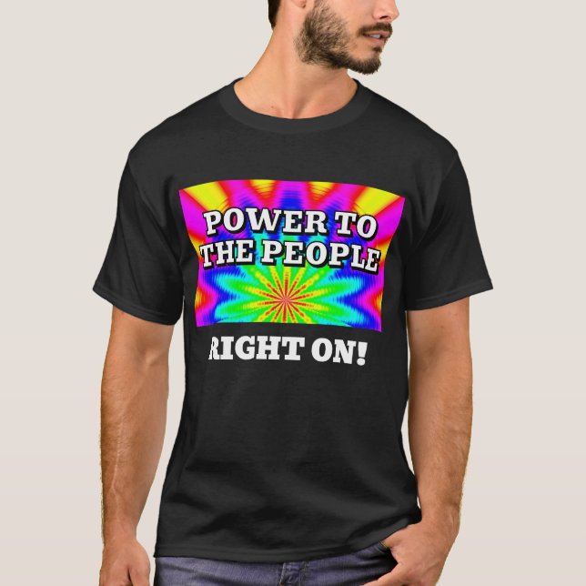 T-shirt Le pouvoir au peuple, c'est ça ! (Devant)