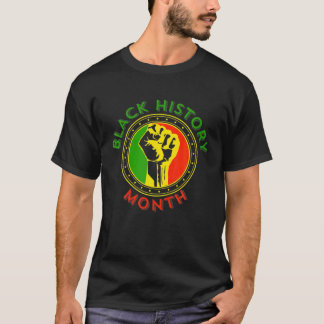 T-shirt Le pouvoir de fierté afro-américaine pour l'histoi