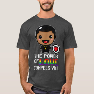 T-shirt Le Pouvoir De L'Amour Vous Conduit Lgbt Gay Pries
