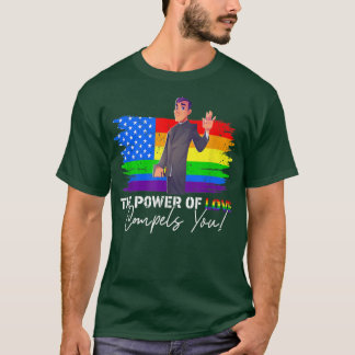 T-shirt Le Pouvoir De L'Amour Vous Conduit Lgbt Pries Gay 