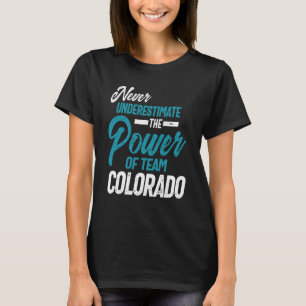 T-shirt Le pouvoir de l'équipe du Colorado
