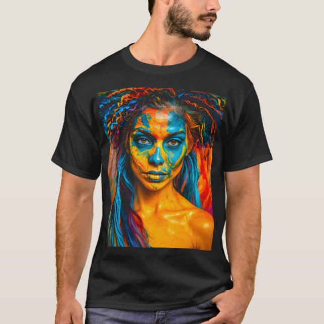 T-shirt Le pouvoir des couleurs (Devant)