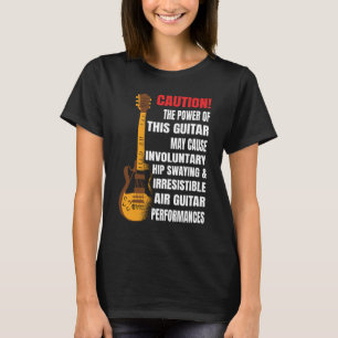 T-shirt Le Pouvoir Des Femmes Guitares Noires