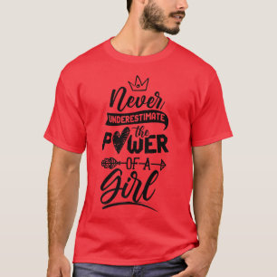 T-shirt Le Pouvoir D'Une Femme Feministe Féministe Feminis