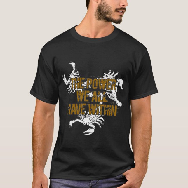 T-shirt le pouvoir que nous avons tous en nous (Devant)