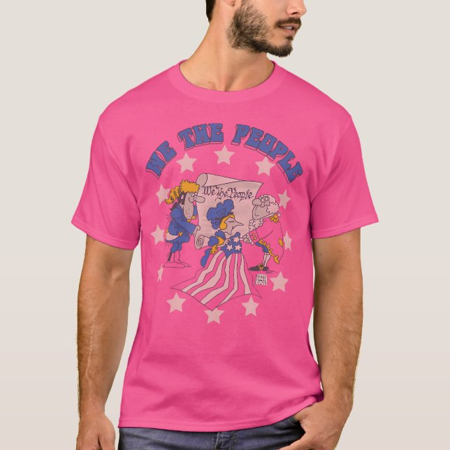 T-shirt Le préambule de la Constitution Rock d'Amérique (Devant)