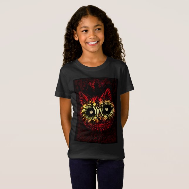 T-Shirt Le Précieux : un chat dans le style gothique (Devant entier)