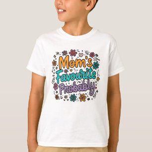 T-shirt Le préféré de maman (probablement)