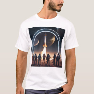 T-shirt "Le premier aperçu d'Ape aux étoiles"