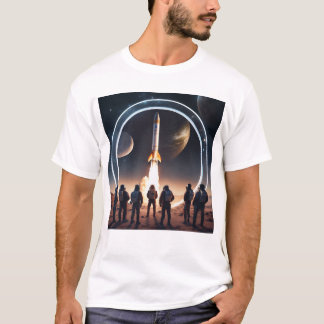 T-shirt "Le premier aperçu d'Ape aux étoiles"
