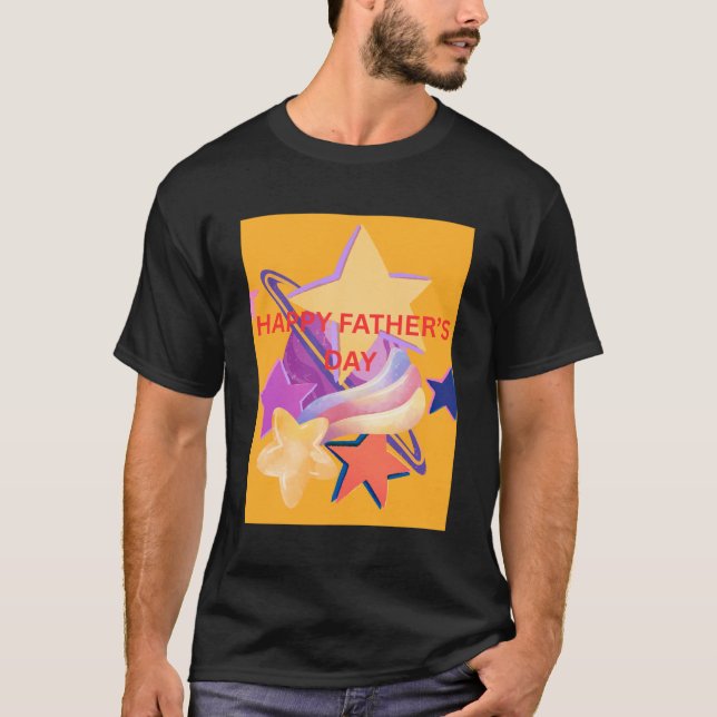 T-shirt Le premier héros d'un fils. (Devant)