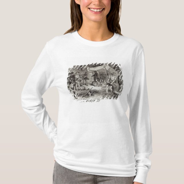 T-shirt Le premier jour chez Jamestown (Devant)