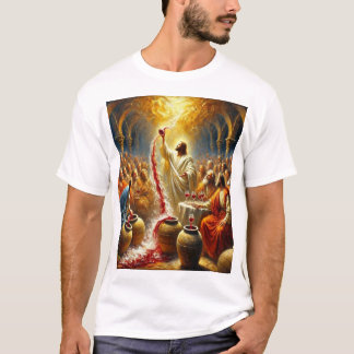 T-shirt Le premier miracle - Jésus transforme l'eau en vin