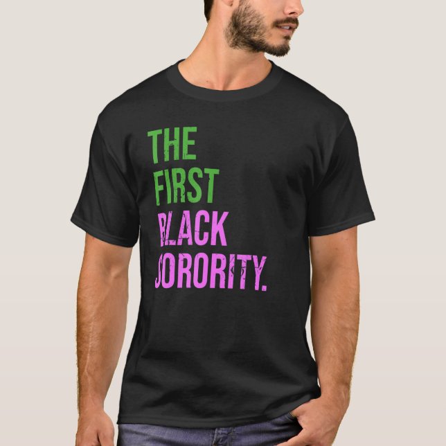 T-shirt Le premier mois de l'histoire noire de la Sororité (Devant)
