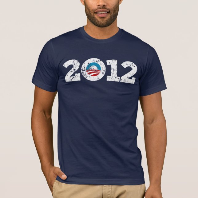 T-shirt Le Président 2012 Barack Obama (Devant)