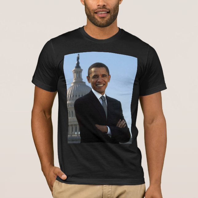 T-shirt Le président américain Barack Obama en tant que sé (Devant)