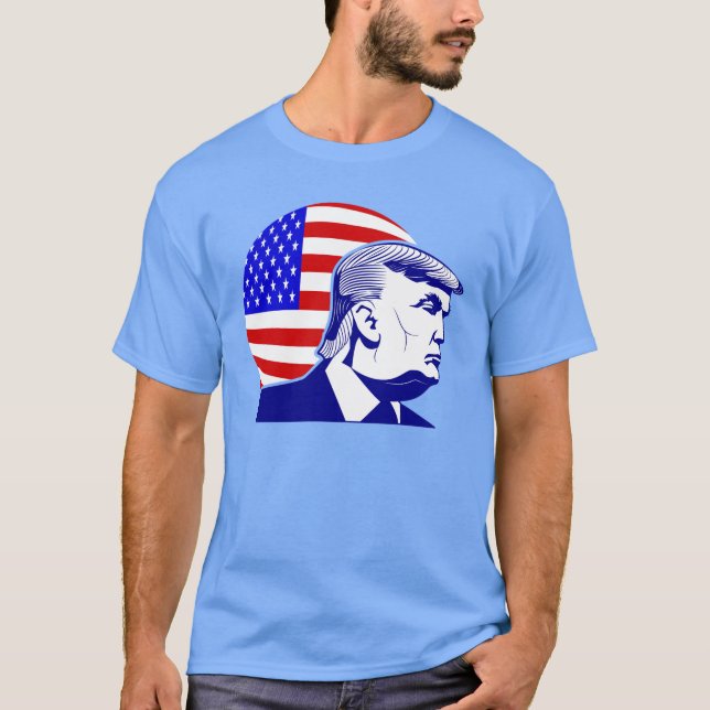 T-shirt le président américain donald trump (Devant)