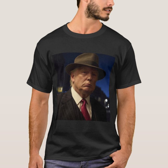 T-shirt Le président américain Donald Trump parrain (Devant)