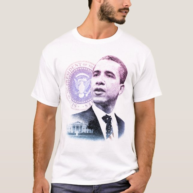 T-shirt Le Président Barack Obama (Devant)