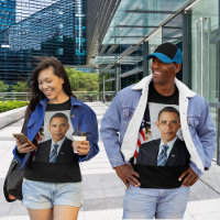 Le président Barack Obama, 1er mandat Portrait Off