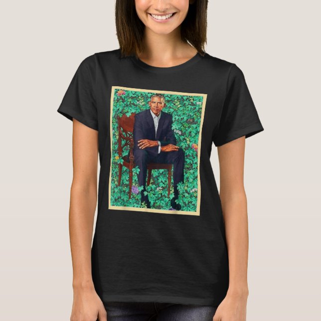 T-shirt Le président Barack Obama 2028 Portrait Patriotiqu (Devant)