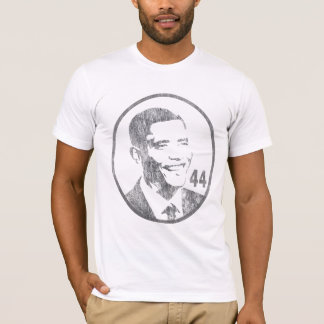 T-shirt Le Président Barack Obama - 44 - gris… - Customisé