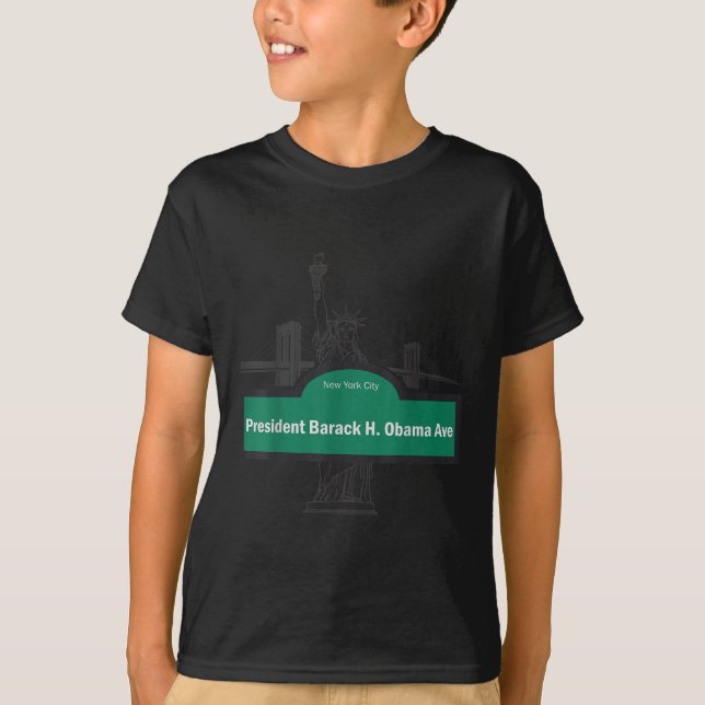 T-shirt Le Président Barack Obama Ave. (Devant)