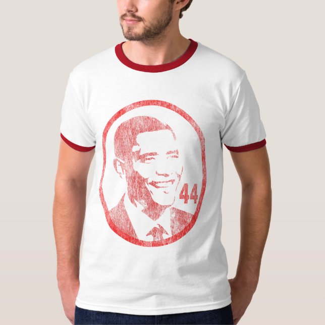 T-shirt Le Président Barack Obama - cru (Devant)