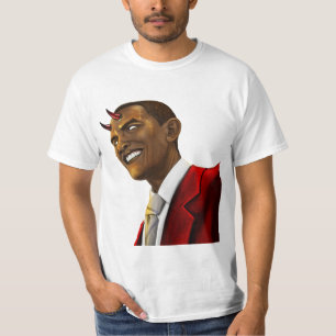 T-shirt Le Président Barack Obama en tant que diable