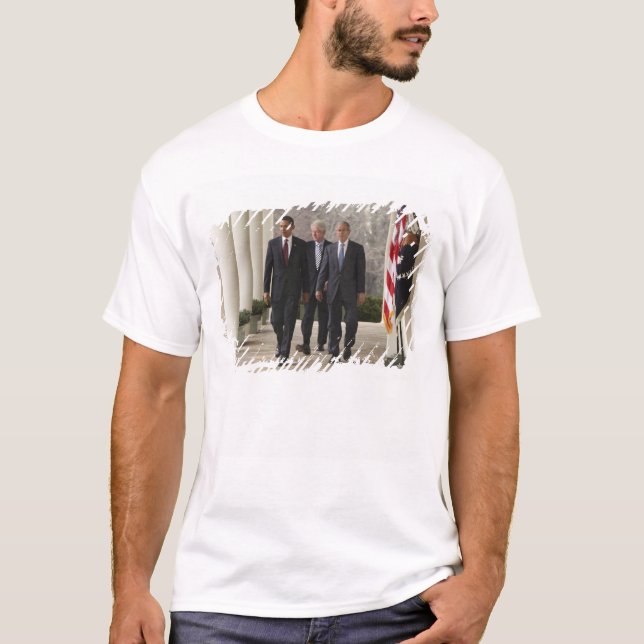T-shirt Le Président Barack Obama et anciens présidents (Devant)
