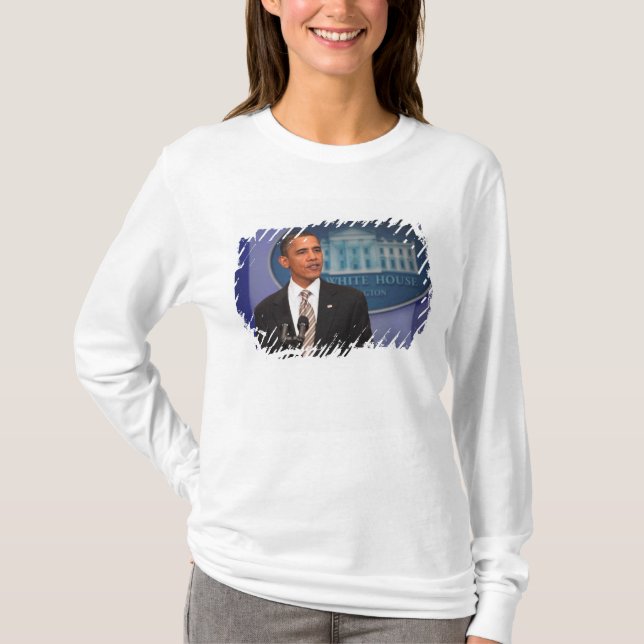 T-shirt Le Président Barack Obama fait un faire-part (Devant)