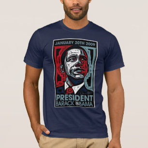 T-shirt Le Président Barack Obama le 20 janvier 2009