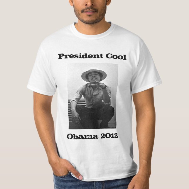 T-shirt Le Président Cool/jeune Président Obama (Devant)