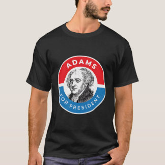 T-shirt Le président de l'Histoire américaine John Adams