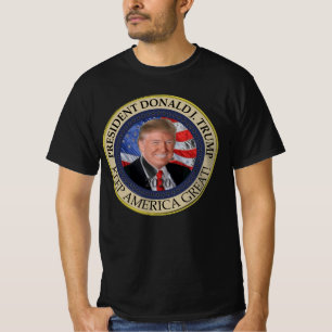 T-shirt Le président Donald Trump 2020 garde l'Amérique gr