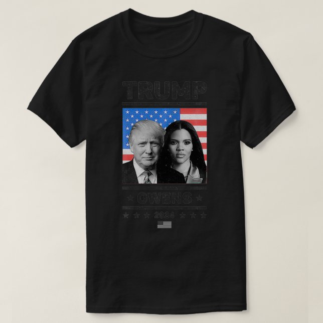 T-shirt Le président Donald Trump et le vice-président Can (Design devant)