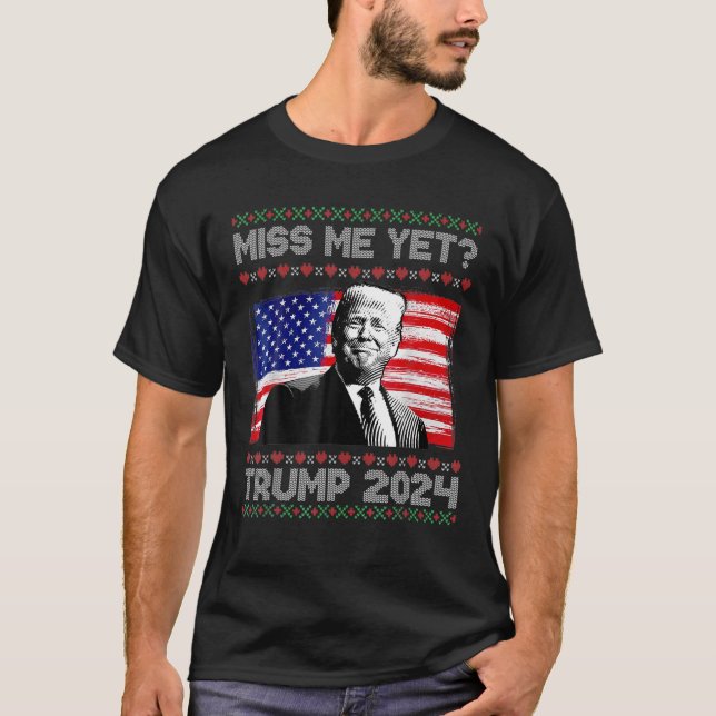 T-shirt Le Président Donald Trump me manque encore des Noë (Devant)