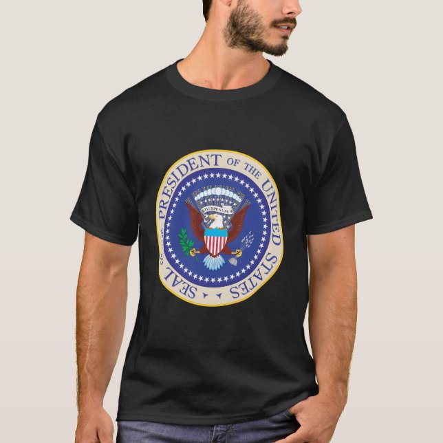 T-shirt Le Président Du Sceau Des États-Unis (Devant)