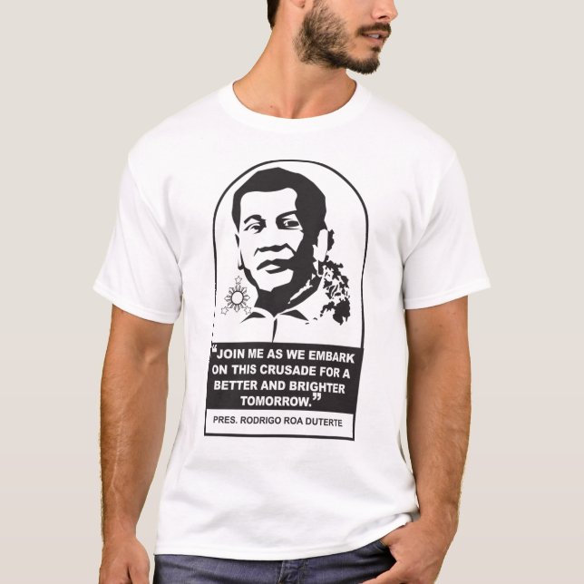 T-shirt Le Président Duterte (Devant)